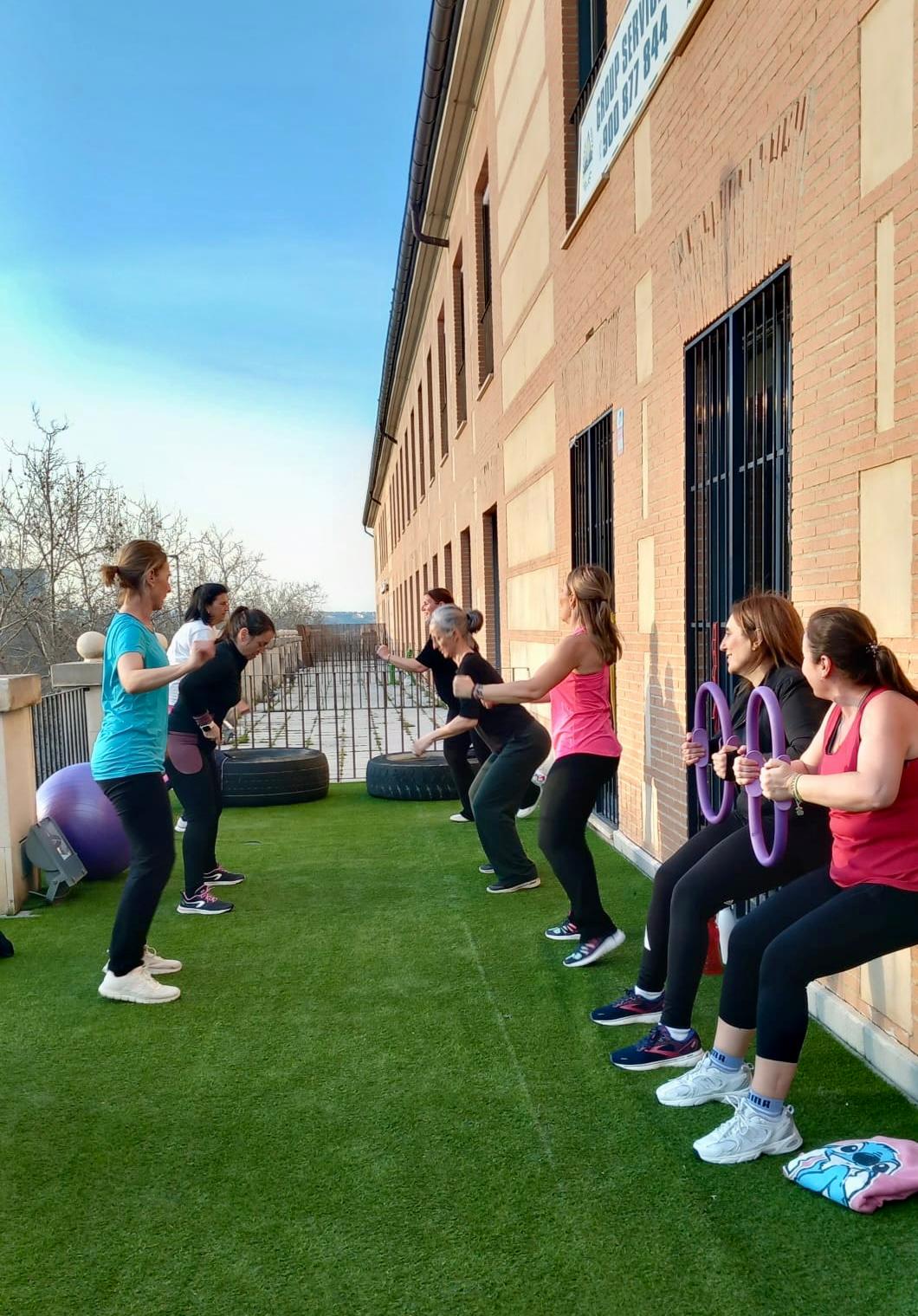 Terraza del gimnasio