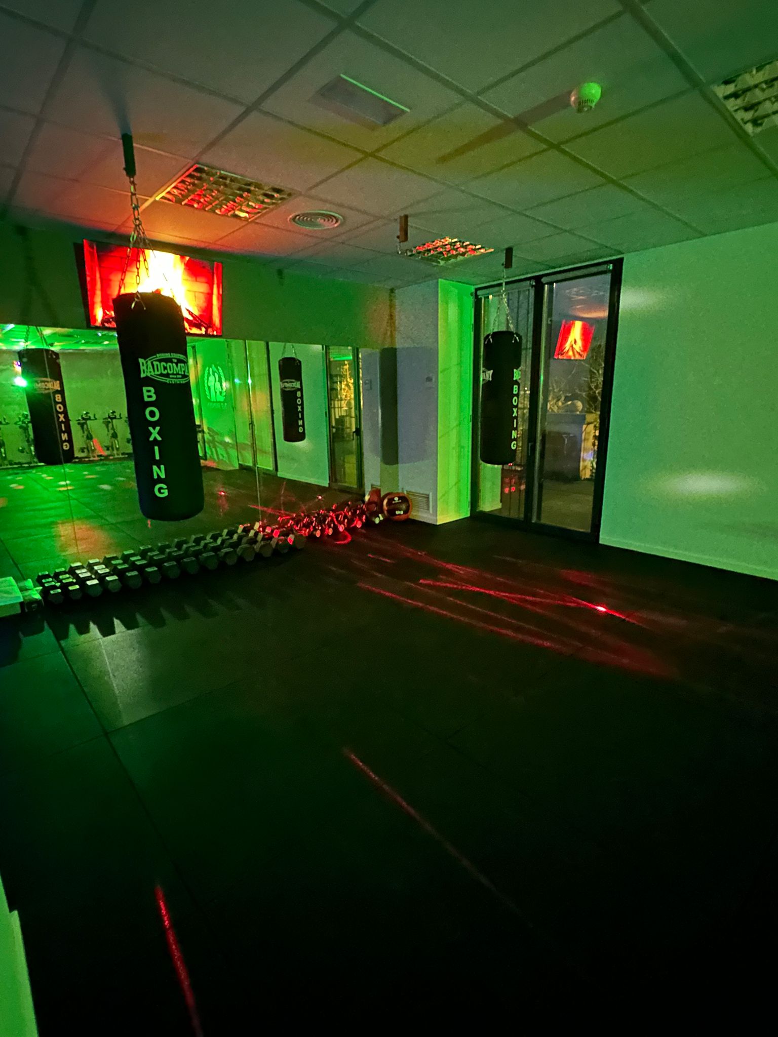 Zona de sacos de noche
