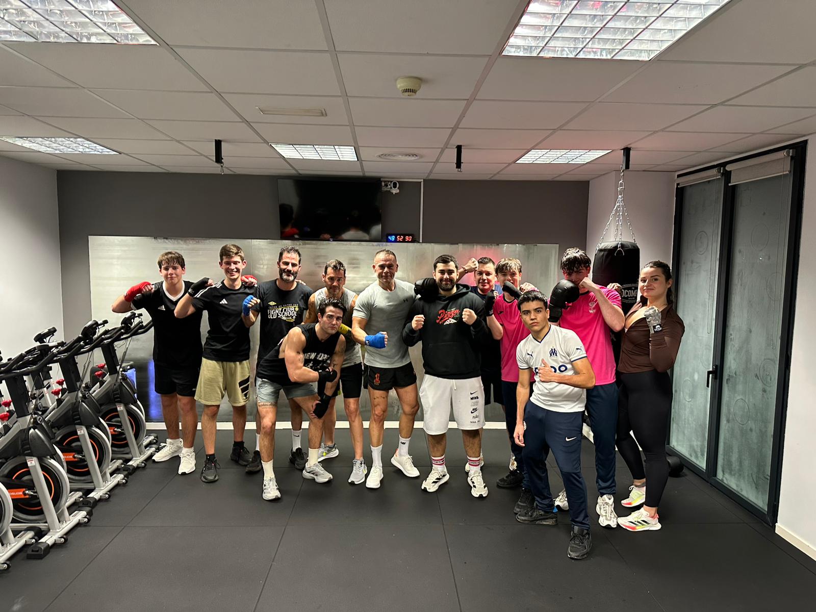 Grupo de boxeo