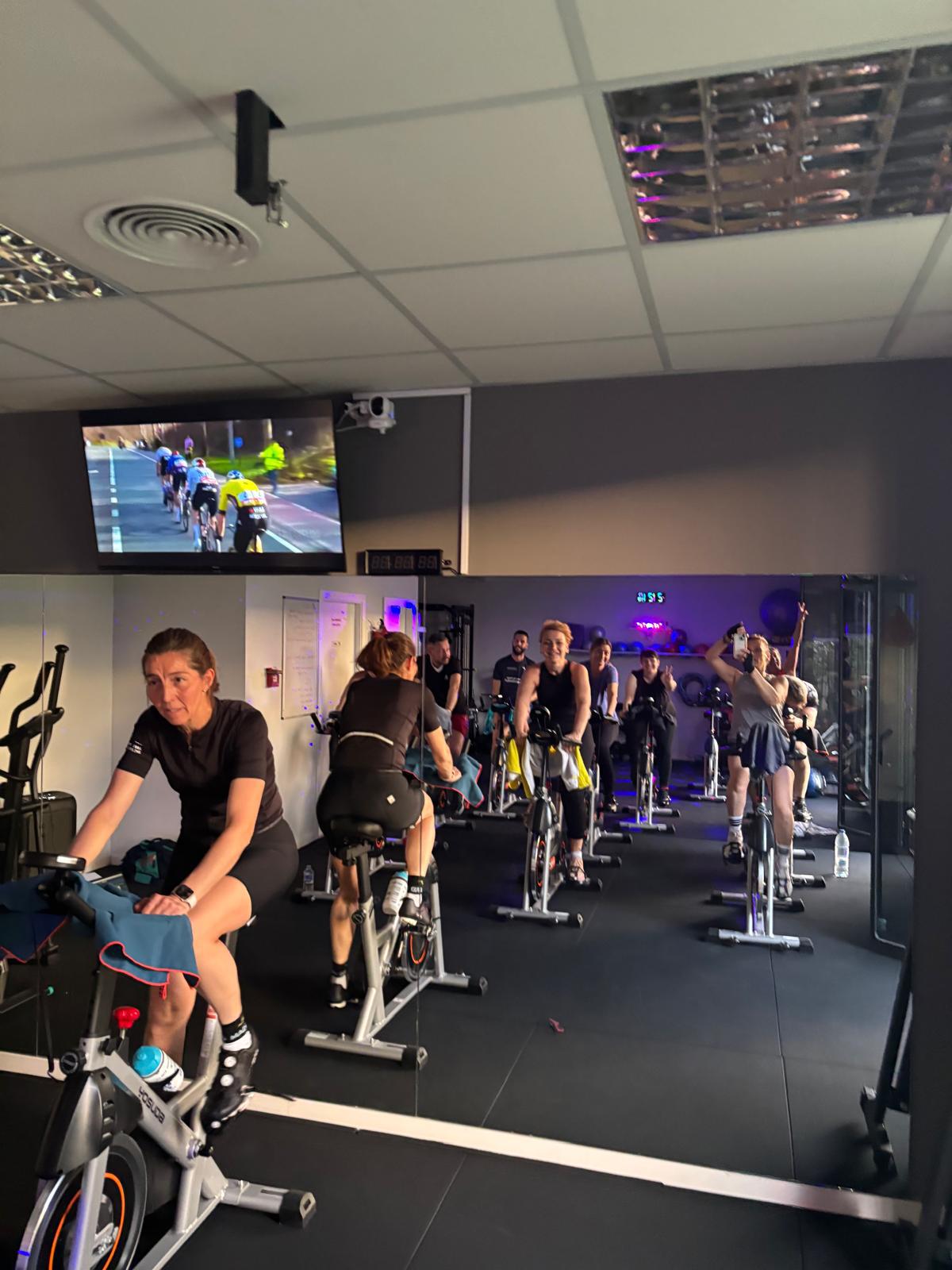 Clase de spinning